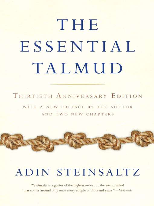 Cover of The Essential Talmud
